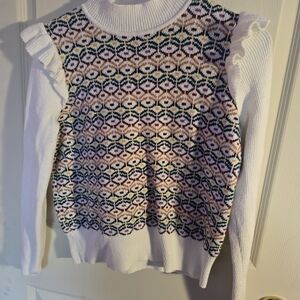 LOFT Multicolor Knit Sweater